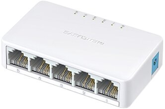 Коммутатор Mercusys MS105, 5 портов Ethernet 100 Мбит/с