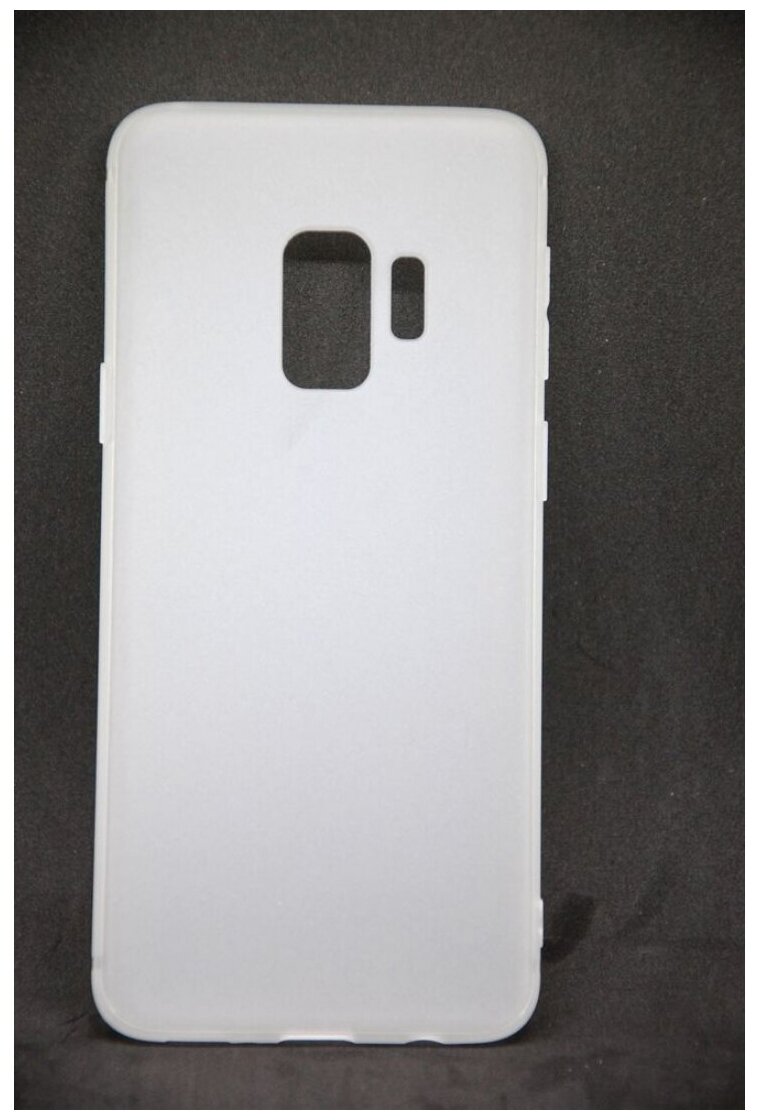 Силиконовый чехол BUYOO для Samsung Galaxy S9 (Белый) / Самсунг Галакси С9 (White)