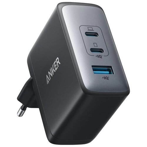 Сетевое зарядное устройство ANKER PowerPort Nano II GaN, мощность Qi: 30 Вт, 42 Вт, 18 Вт, black anker usb charger powerport mini dual port lightning