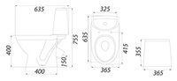 Унитаз COLOMBO Лотос Optima 1 soft-close S14950400