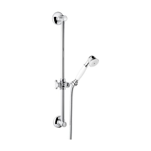 Душевой комплект: штанга, лейка, шланг Emmevi C02541, цвет хром-золото C02541CO