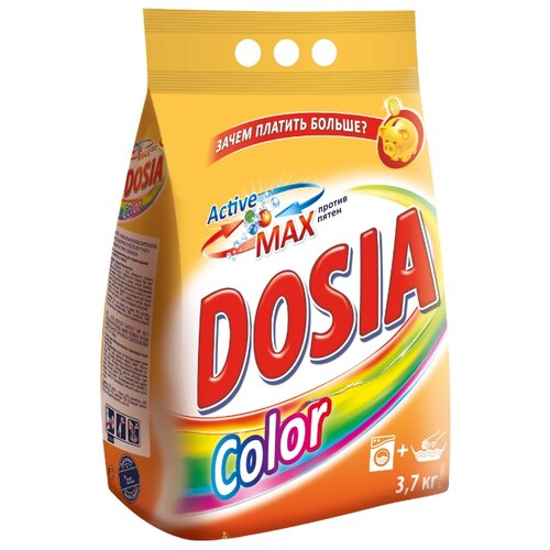 фото Стиральный порошок Dosia Color 3.7 кг пластиковый пакет