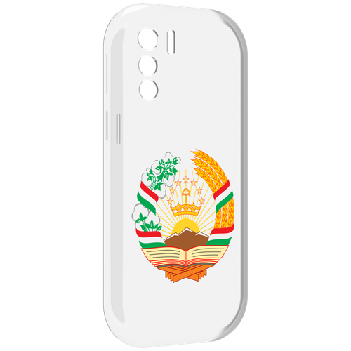 Чехол MyPads герб-таджикистана для UleFone Note 13P задняя-панель-накладка-бампер