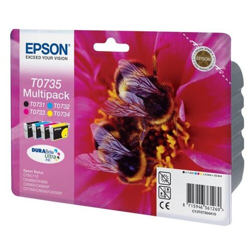 Картридж Epson C13T07354A10, 235 стр, многоцветный