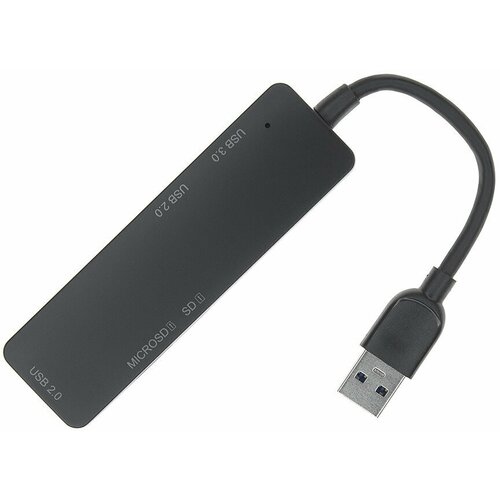 Хаб кардридер USB Type A на порты USB 2.0 (2 шт.), USB 3.0, microSD и SD