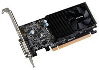 Видеокарта GIGABYTE GeForce GT 1030 1252MHz PCI-E 3.0 2048MB 6008MHz 64 bit DVI HDMI HDCP Low Profil
