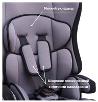 Автокресло группа 1/2/3 (9-36 кг) Siger Прайм Isofix алфавит