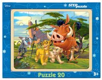 Рамка-вкладыш Step puzzle Disney Король Лев (89120) , элементов: 20 шт.