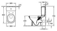 Унитаз Villeroy & Boch O.novo 566110R1