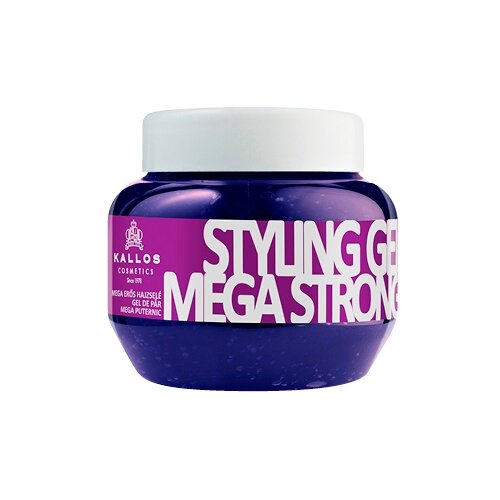 Kallos гель Styling Gel Mega Strong, экстрасильная фиксация, 275 мл nirvel styling гель cement gel экстрасильная фиксация 200 мл