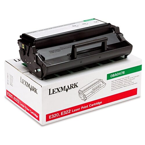 Картридж Lexmark 08A0478, 6000 стр, черный чип для lexmark 08a0478 08a0477 e322 e320 6k черный 6000 страниц