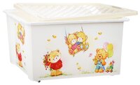 Контейнер Little Angel Bears 57 л (LA1025МИШ-НК) бежевый