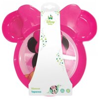 Тарелка Lubby Disney Baby Минни (13633) розовый