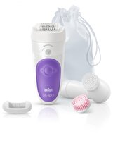 Эпилятор Braun 5-870 Silk-epil 5 белый/фиолетовый