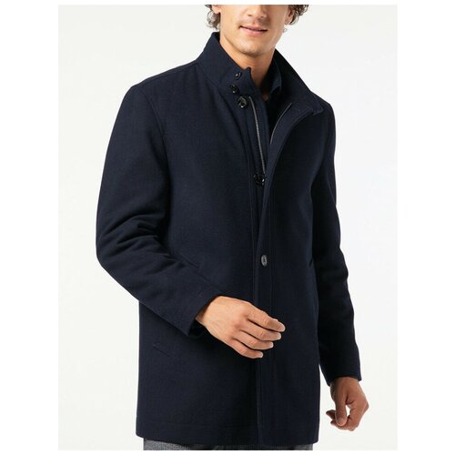Куртка Pierre Cardin демисезонная, внутренний карман, размер 56, синий