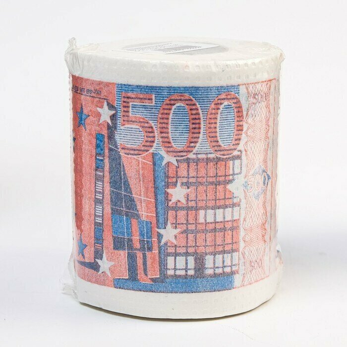 Сувенирная туалетная бумага "500 евро"