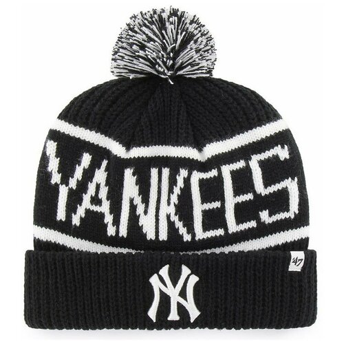 Шапка 47BRAND Calgary Cuff Knit New York Yankees (черный) B-CGLY17ACEXH-BK