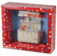 Lundby Кухня с мойкой и посудомоечной машиной Смоланд (LB_60209400) бежевый