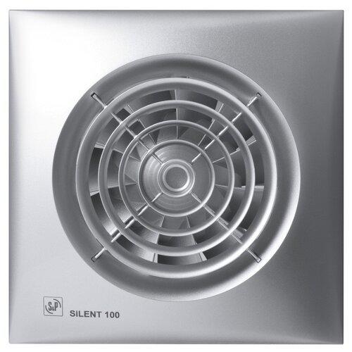 фото Вытяжной вентилятор Soler & Palau SILENT-100 CHZ, silver 8 Вт