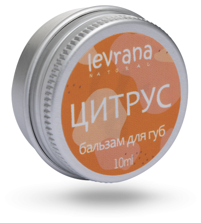 Бальзам для губ Цитрус, 10 гр, Levrana