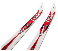 Беговые лыжи Tisa Sport Wax Jr серый/черный 170 см