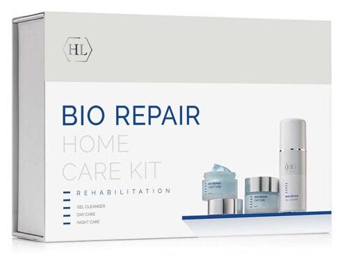 Holy Land Bio Repair: Набор: очиститель, дневной крем, ночной крем (Gel Cleanser + Day Care + Night Care), 3 шт