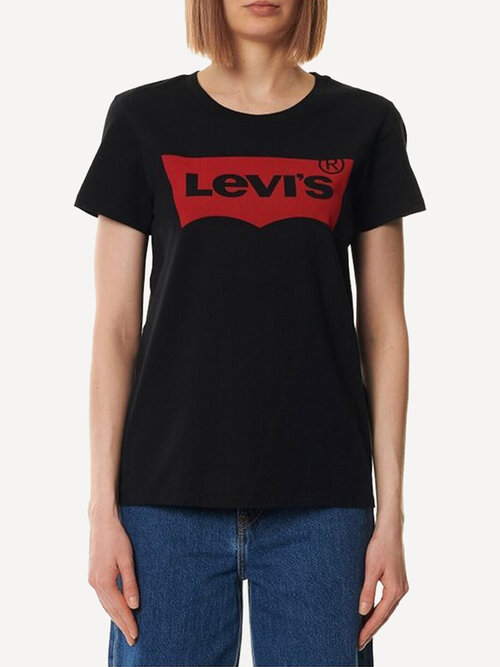 Футболка Levis, размер XXS, черный