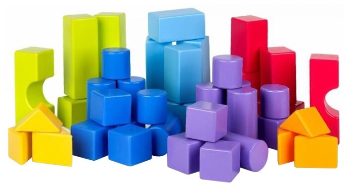 Кубики Росигрушка Геометрические фигуры 9379