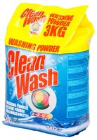 Стиральный порошок Clean Wash Универсальный 3 кг пластиковый пакет
