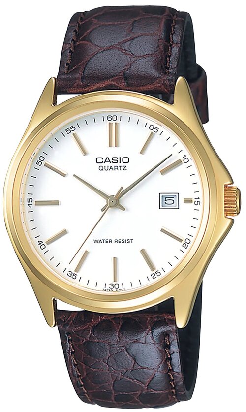 Наручные часы CASIO Collection, золотой, коричневый