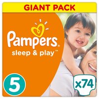 Pampers подгузники Sleep&Play 5 (11-18 кг) 74 шт.