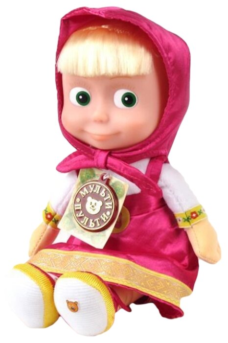 Интерактивная кукла Мульти-Пульти Маша 5 фраз и песенка, в пакете, 29 см, V85833/30A — купить по выгодной цене на Яндекс.Маркете