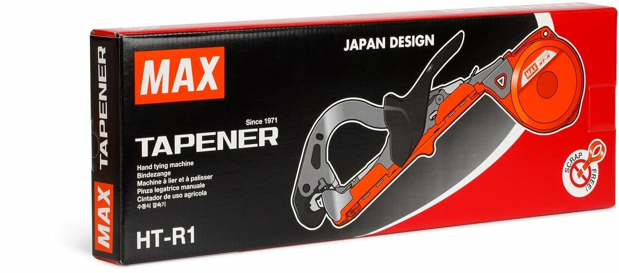 Тапенер - степлер для подвязки MAX HT-R1 + 10 фиолетовых лент + скобы MAX 604 E-L 4,800 шт / Готовый комплект для подвязки - фотография № 15