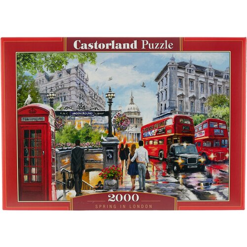 Пазл Castorland Spring in London (C-200788), 2000 дет., разноцветный пазл castorland букет c 200719 2000 дет разноцветный