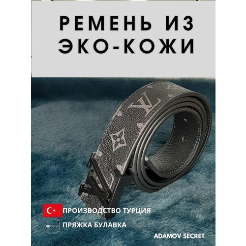 фото Ремень женский экокожа / ремень экокожа / ремень женский / золотая пряжка / нет бренда