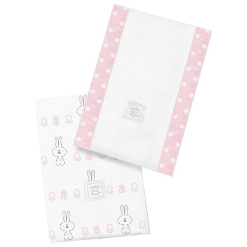 SwaddleDesigns (США) Муслиновые салфетки для новорожденных Pink Little Doggie