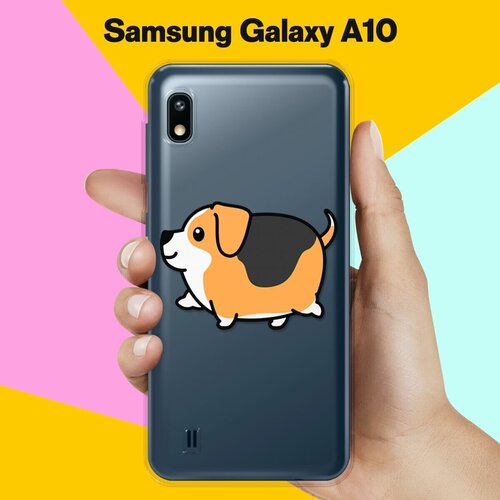 Силиконовый чехол Толстый Бигль на Samsung Galaxy A10