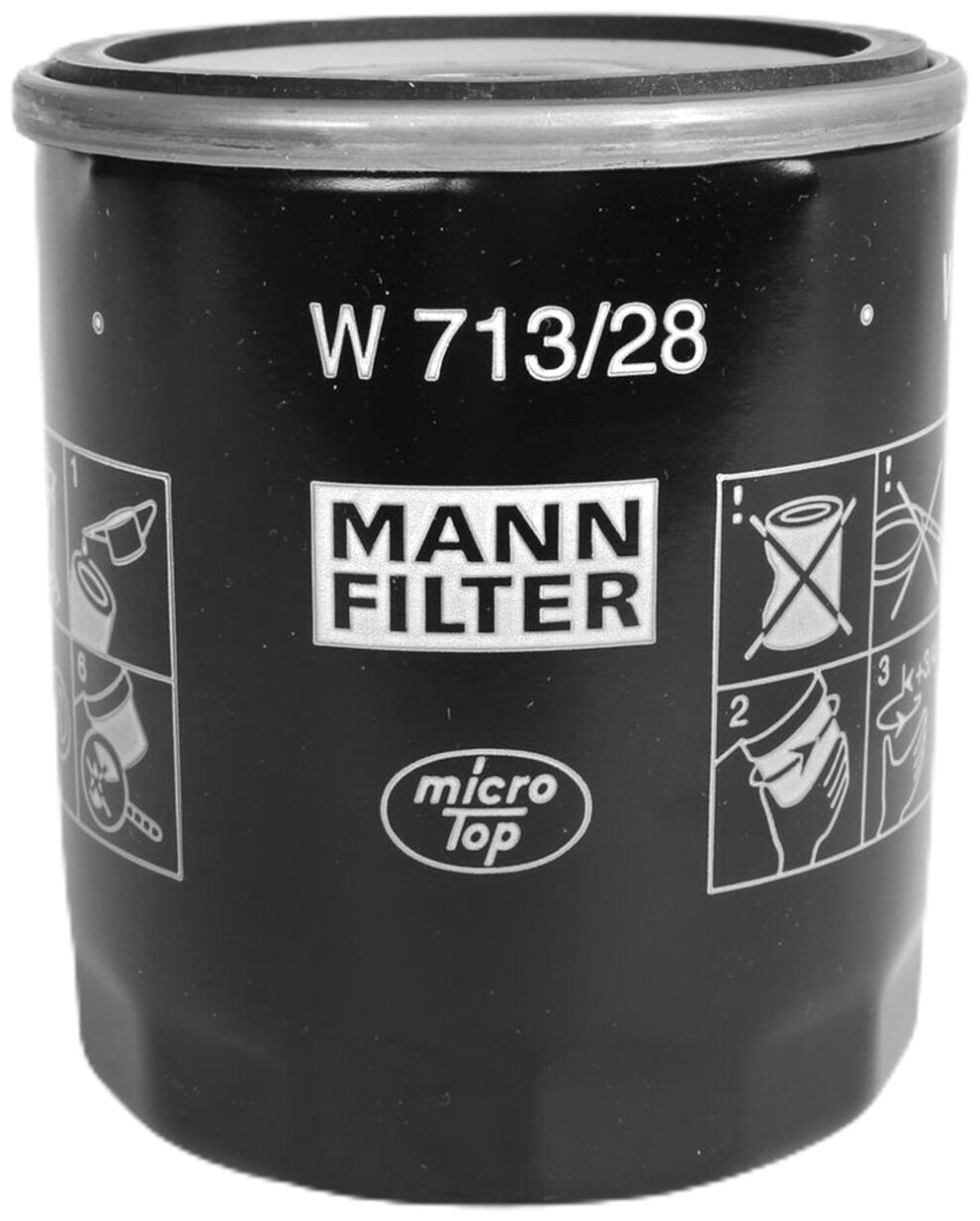 [W71328] MANN-FILTER Фильтр масляный - фото №4