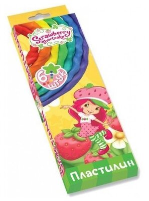 Пластилин Action! Strawberry Shortcake 6 цветов