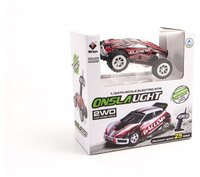 Монстр-трак WL Toys A999 1:24 14 см красный/черный