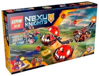 Конструктор Lepin Nexu Knights 14004 Безумная колесница Укротителя