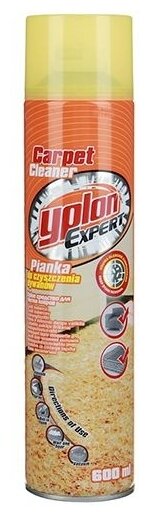 Yplon Expert Carpet Cleaner Активная пена-аэрозоль с пятновыводителем для очистки ковров и обивочных тканей 600 мл