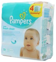 Влажные салфетки Pampers Baby Fresh Clean 64 шт.