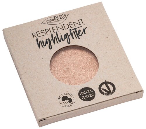 PuroBIO Пудра-Хайлайтер Resplendent Highlighter, 01, шампанское