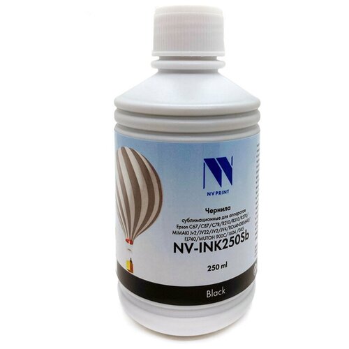 Чернила NV сублимационные NV-INK250 Black Sb чернила nv print nv ink250 black sb сублимационные для принтеров epson c67 c78 c87 r210 r270 r310 250ml