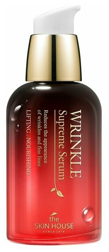 Сыворотка для лица антивозрастная Wrinkle Supreme Serum, THE SKIN HOUSE, 50мл, 8809080822845