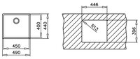 Врезная кухонная мойка 49 см TEKA BE Linea R15 45.40 полированная сталь