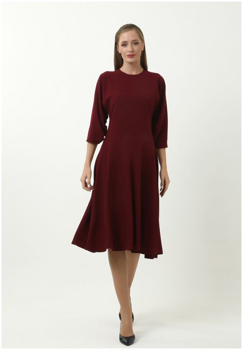 Платье Мадам Т, размер 44, бордовый