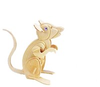 Сборная модель Мир деревянных игрушек Мышь (М001)