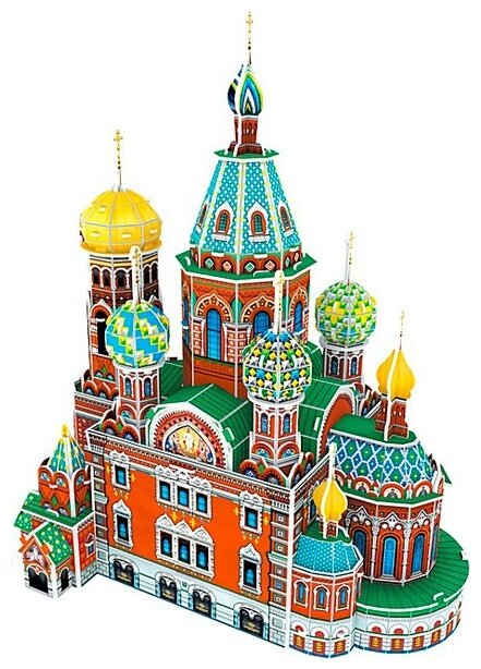 3D-пазл CubicFun Собор Воскресения Христова (C206h), 124 дет.